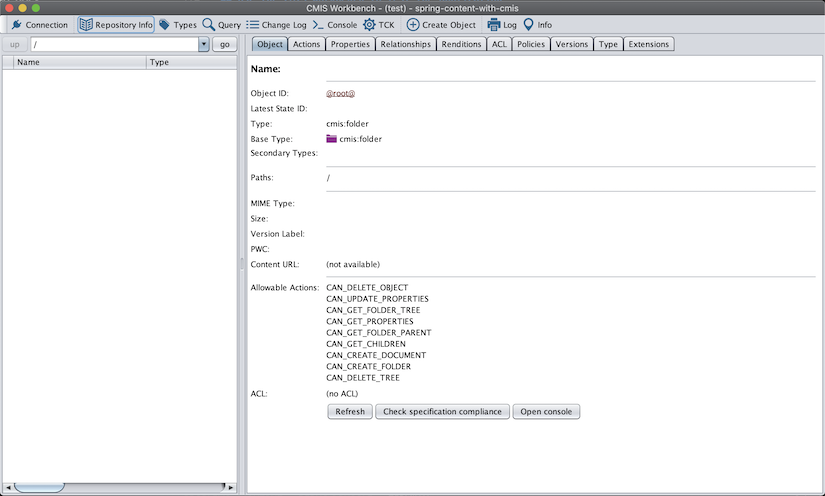spring-content-with-cmis-workbench